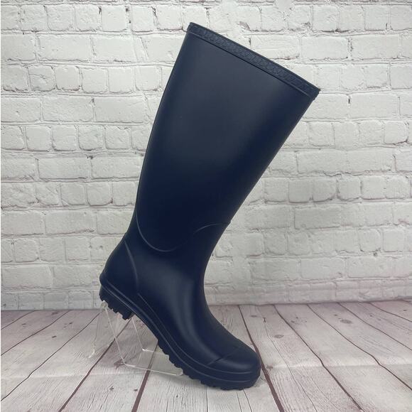 Ugg Shelby Matte Navy Rain Boots Women’s Size 5 (S/N 1098249) - Picture 2 of 11